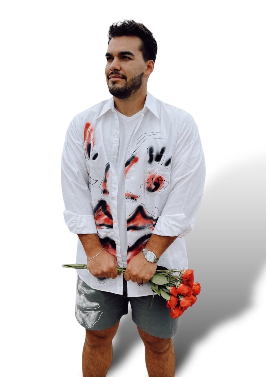 THE WHEELS BUTTON DOWN TOP