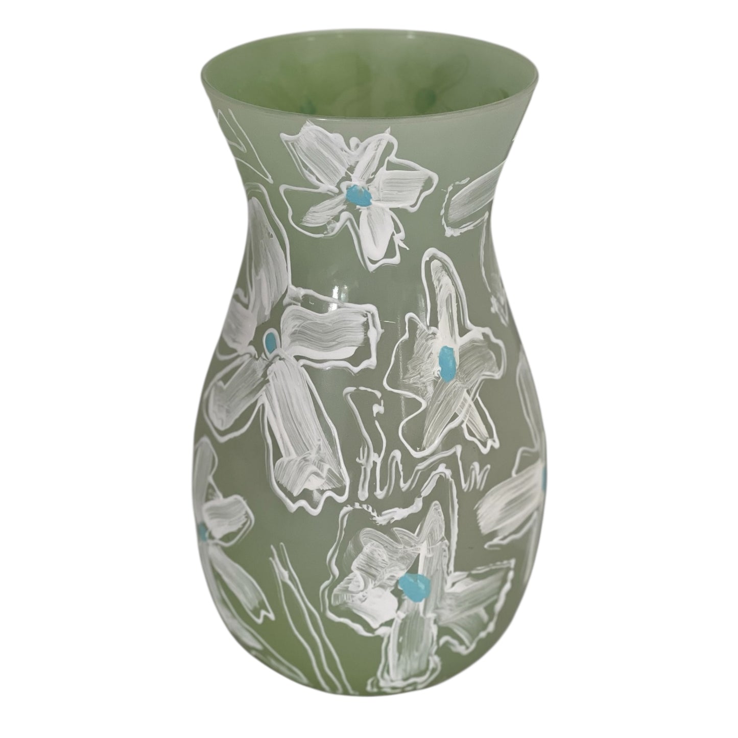 BY THE SEA HAND-PAINTED VASE