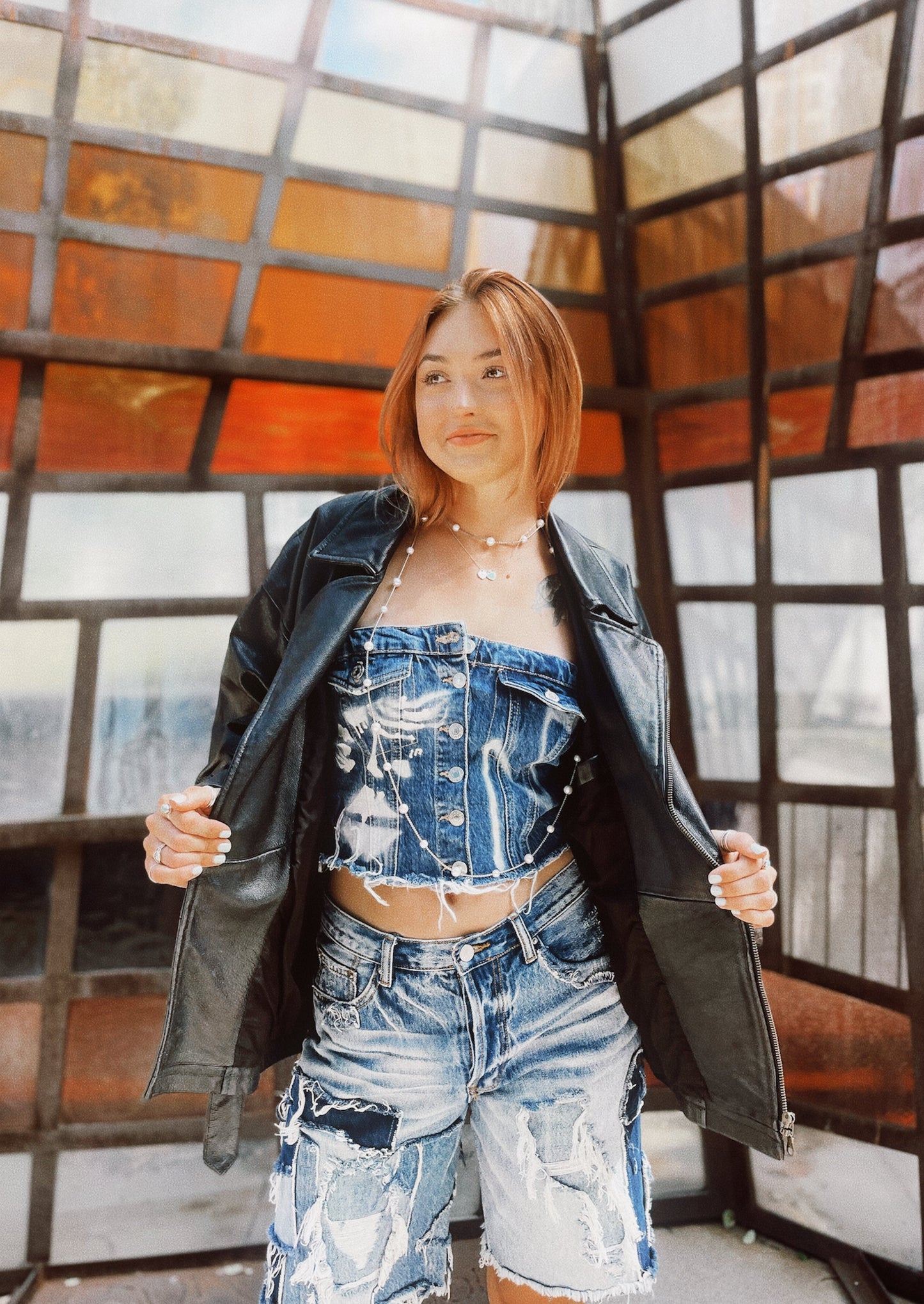 DENIM TOP