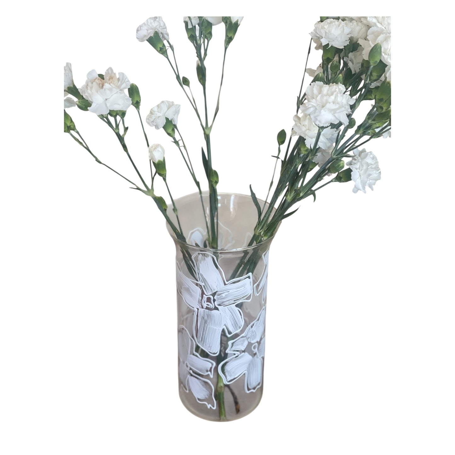 PURE HEARTS HAND-PAINTED VASE