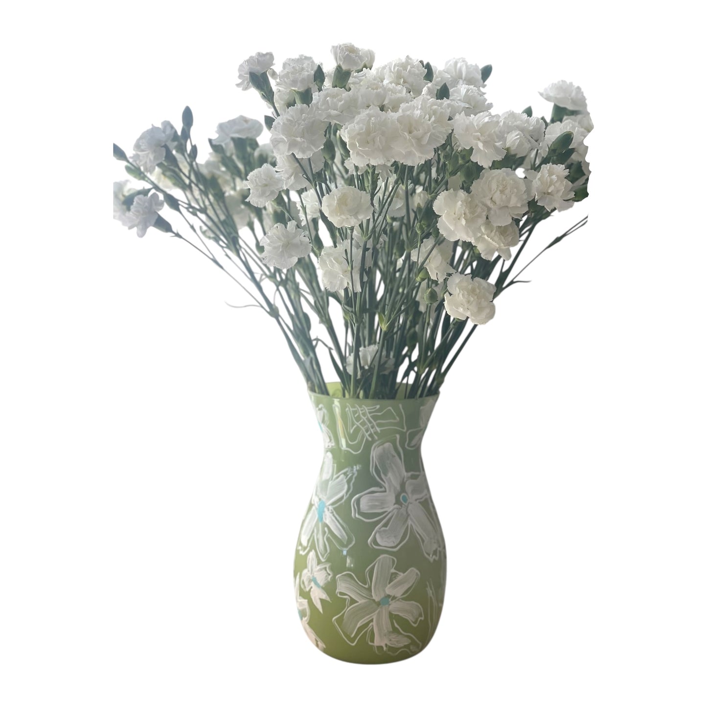BY THE SEA HAND-PAINTED VASE