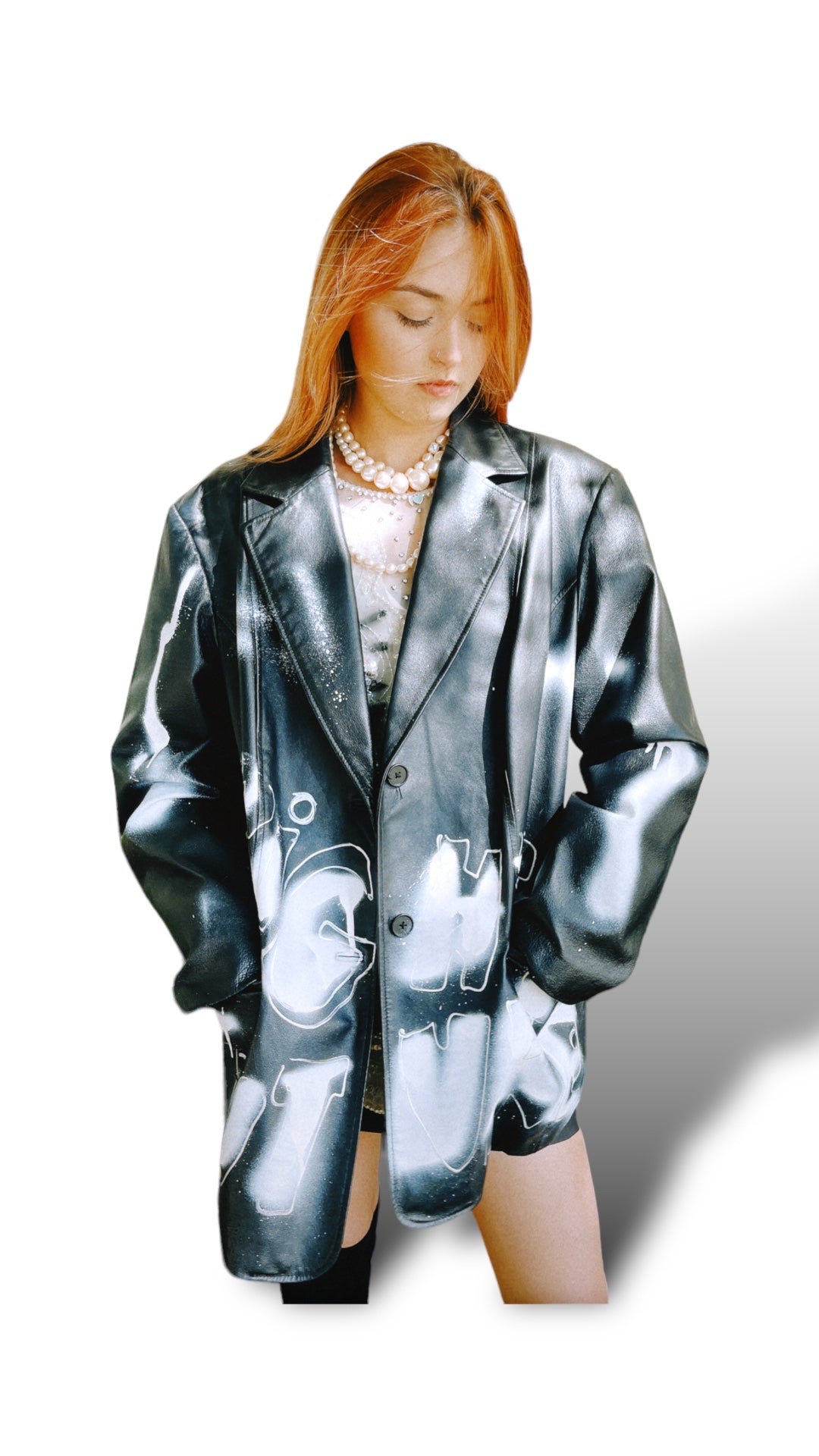 BIG ENERGY AUTHENTIC LEATHER JACKET