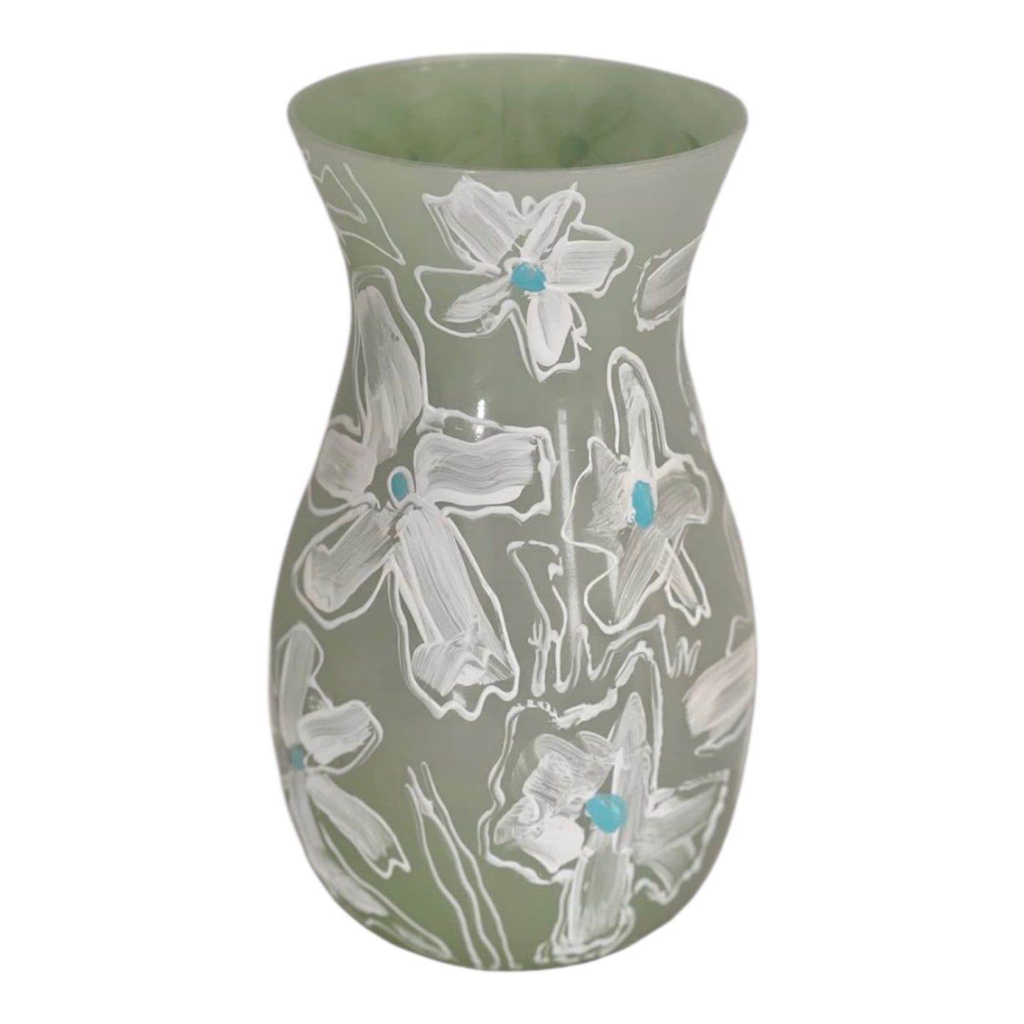 BY THE SEA HAND-PAINTED VASE