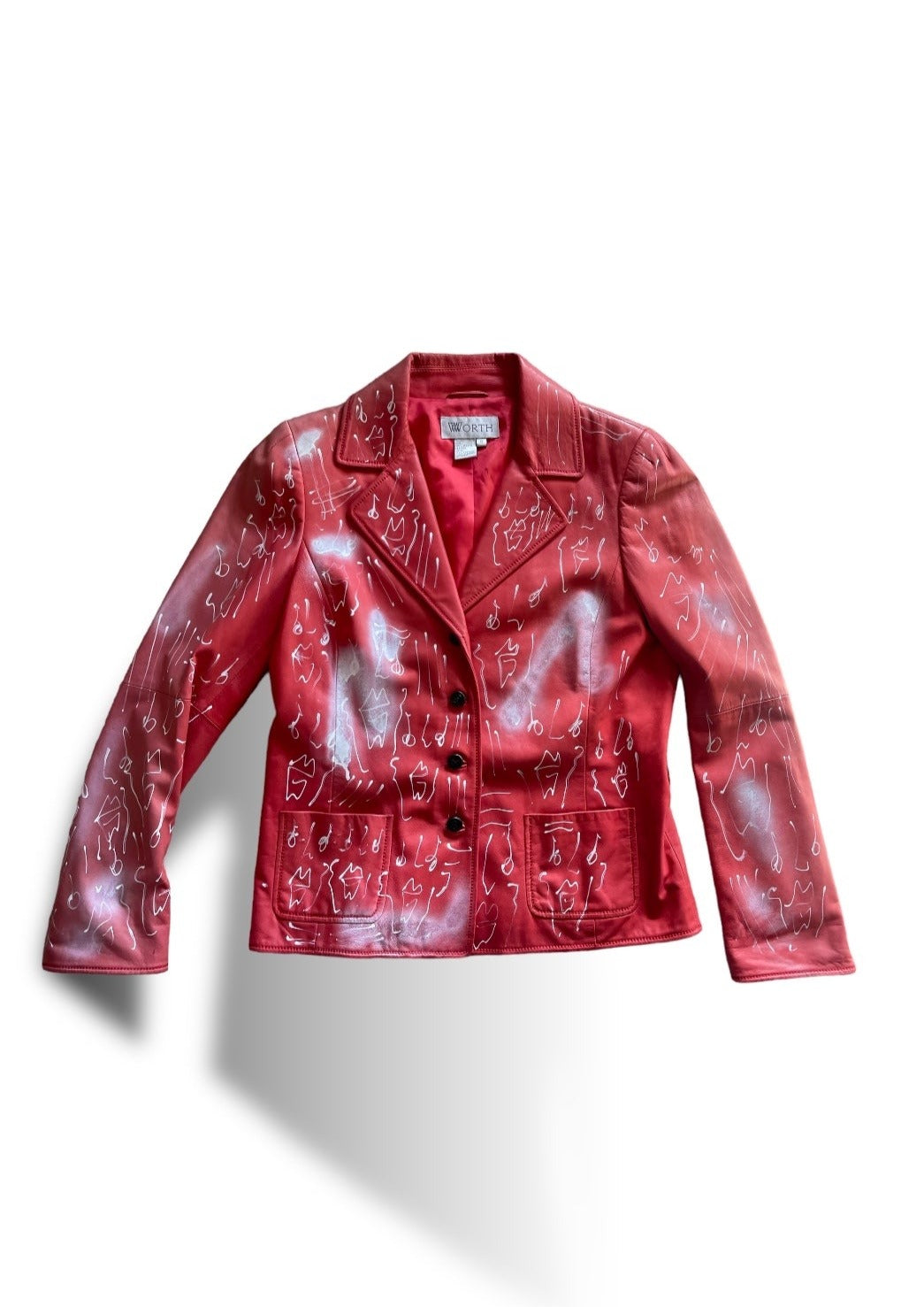 RED HOT LEATHER JACKET