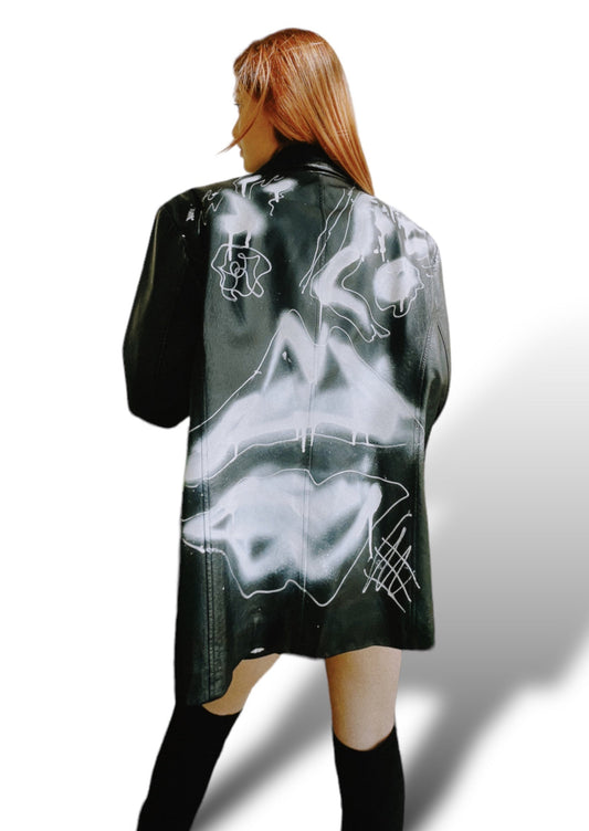 BIG ENERGY AUTHENTIC LEATHER JACKET