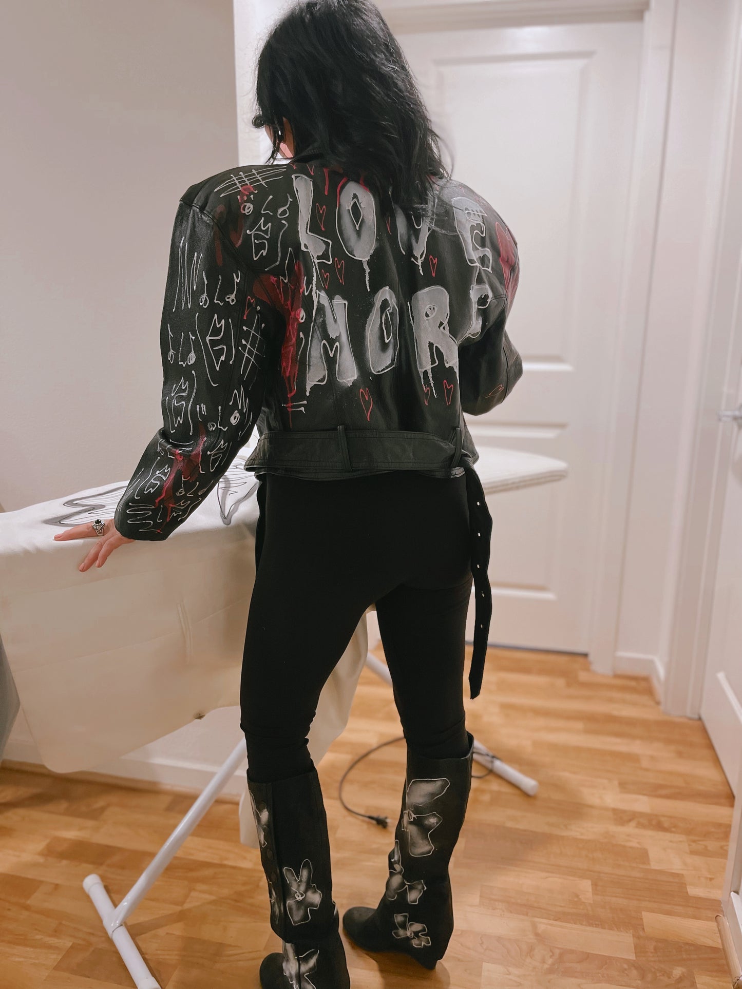 LOVE MORE LEATHER JACKET