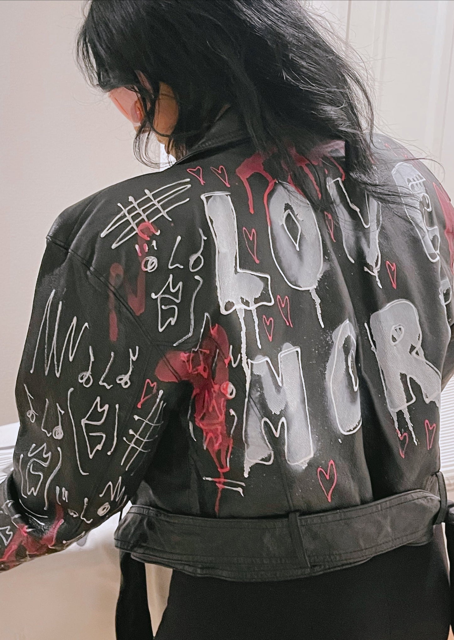 LOVE MORE LEATHER JACKET