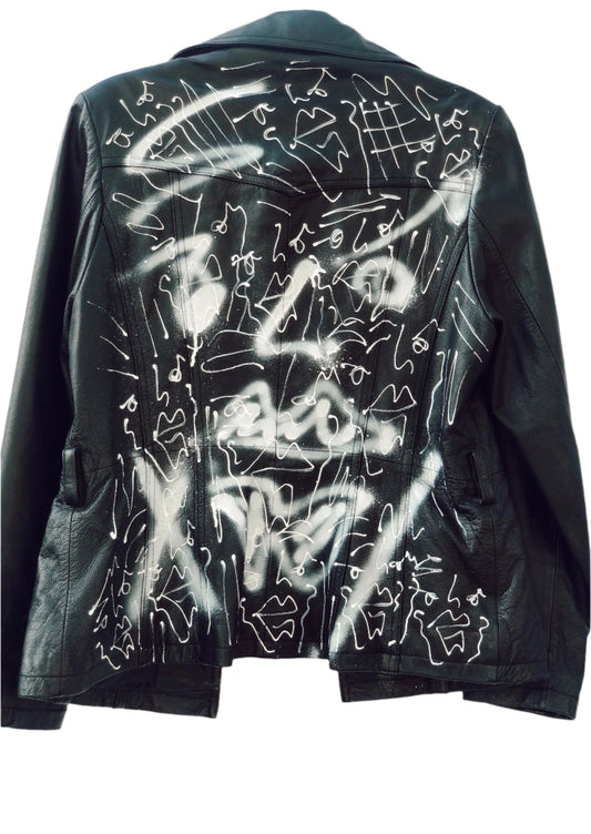 DEAR DIARY LEATHER JACKET