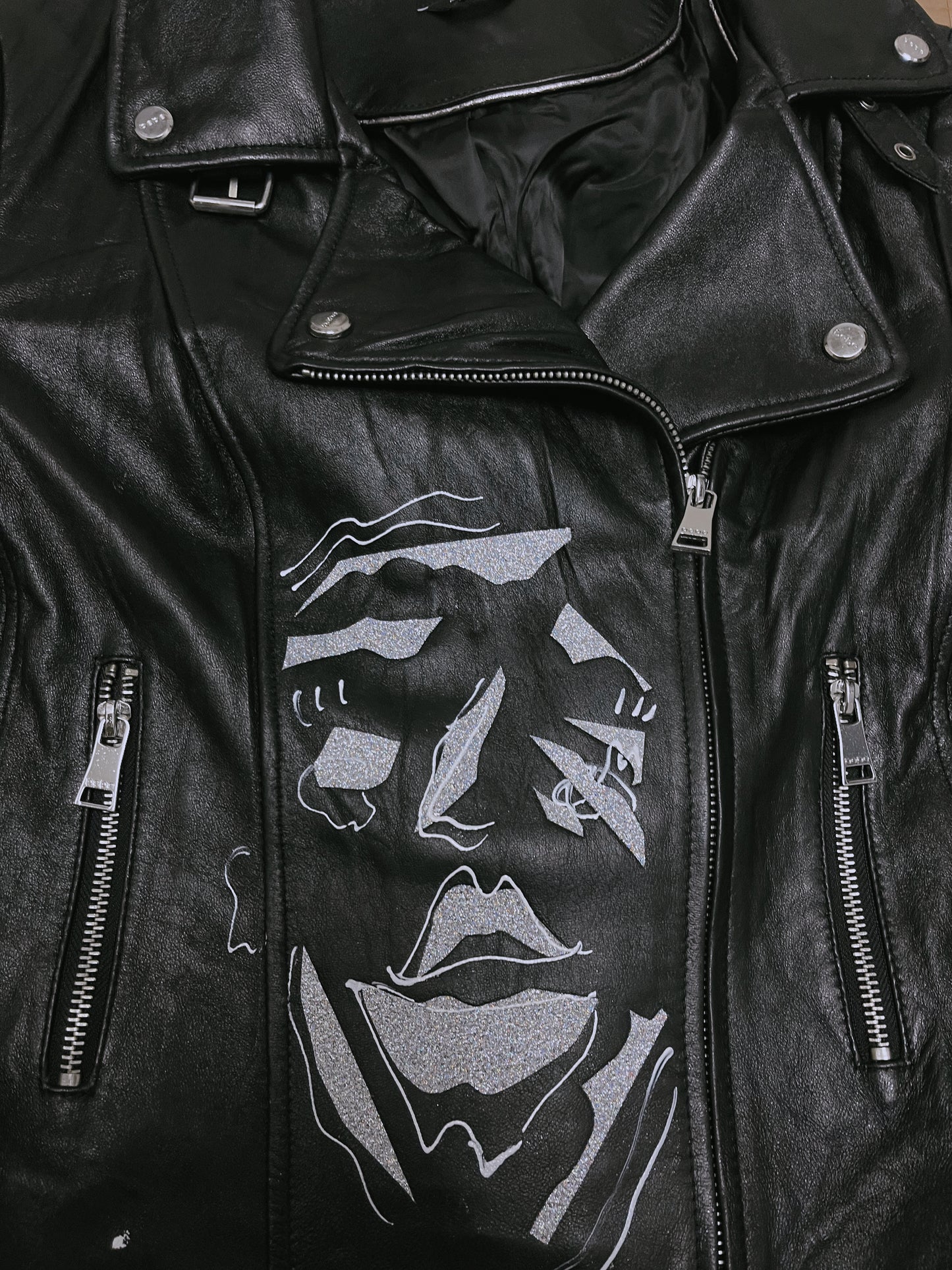 SHINE LEATHER JACKET