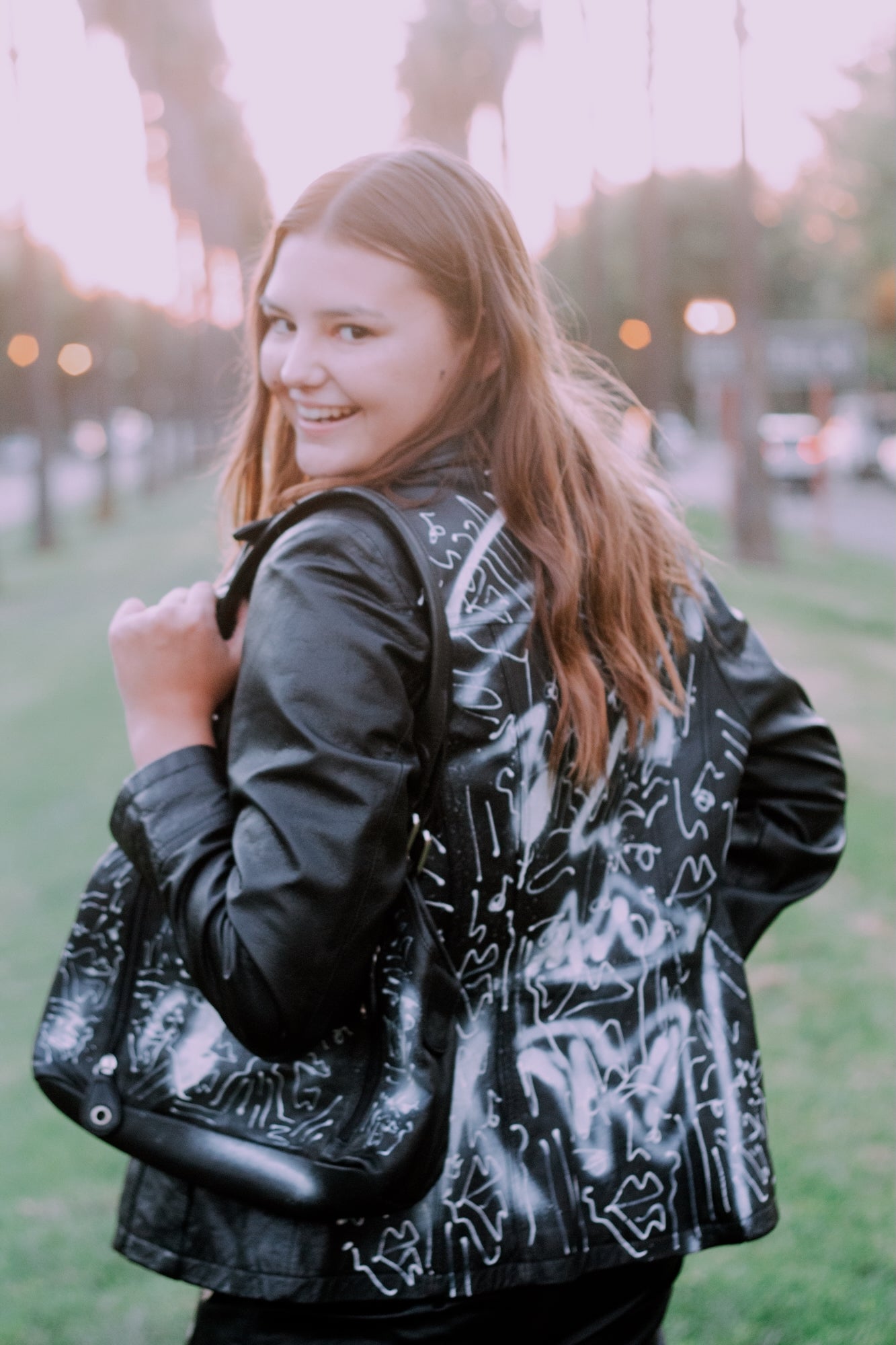 DEAR DIARY LEATHER JACKET