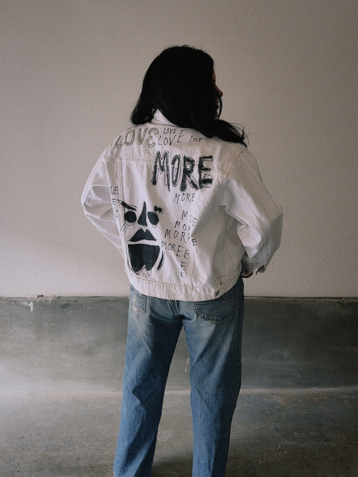 ROMANTICIZE EVERYTHING DENIM JACKET