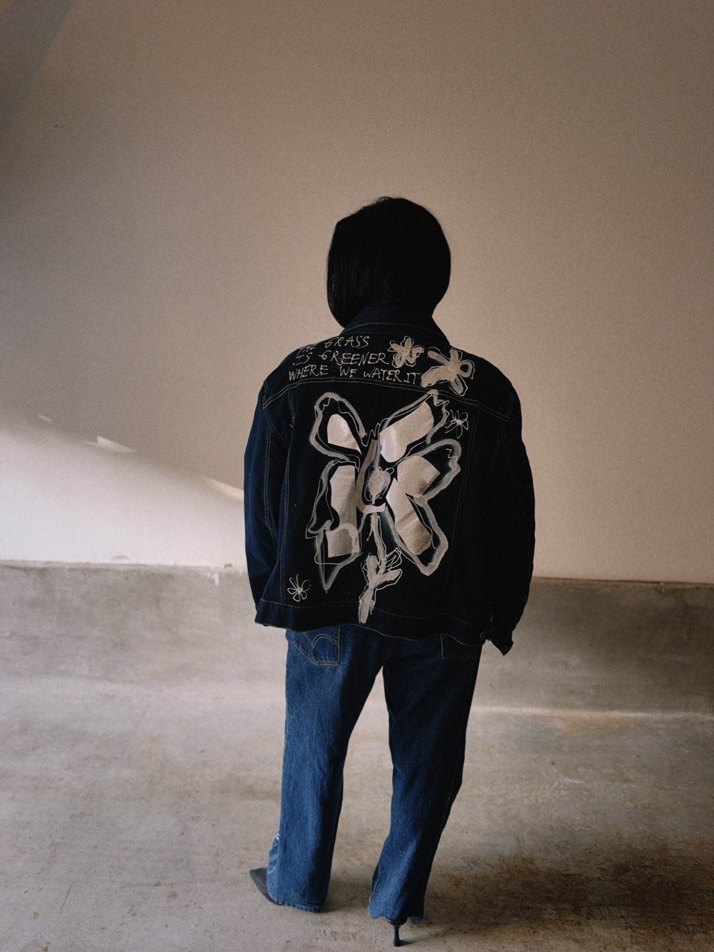 GRASS IS GREEN DENIM JACKET