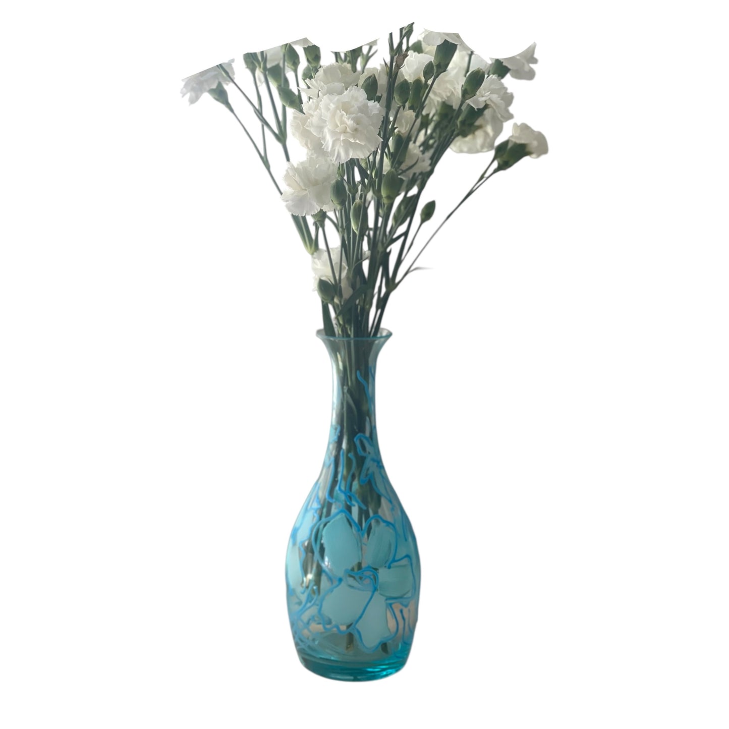 GOOD MORNING HAND-PAINTED VASE