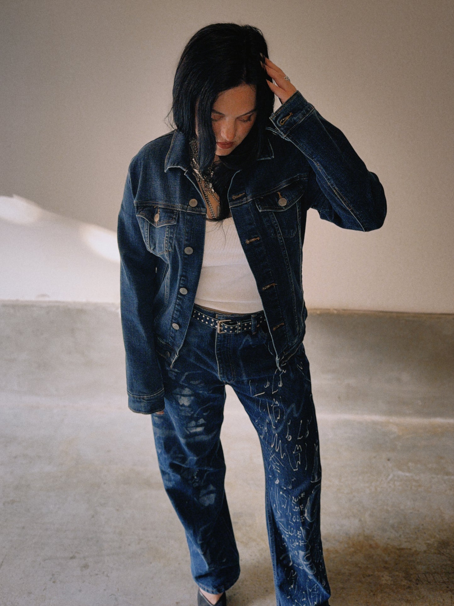 PUZZLE DENIM JACKET