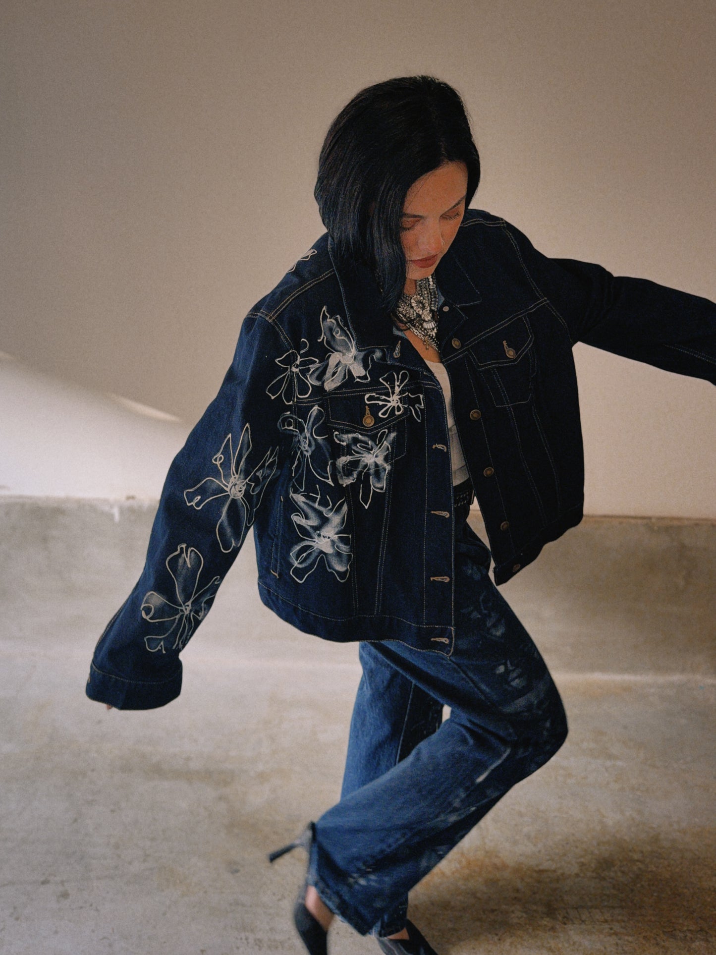 GRASS IS GREEN DENIM JACKET
