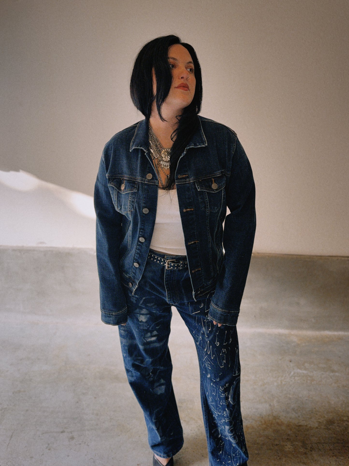 PUZZLE DENIM JACKET