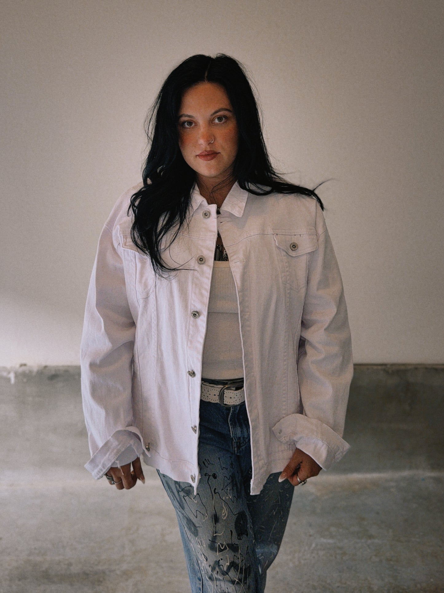 STAY WAVY DENIM JACKET