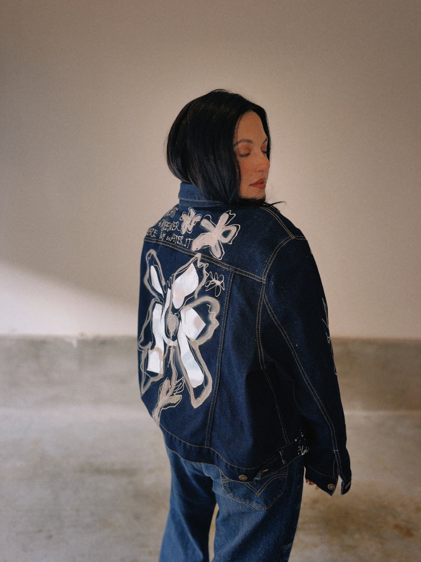 GRASS IS GREEN DENIM JACKET