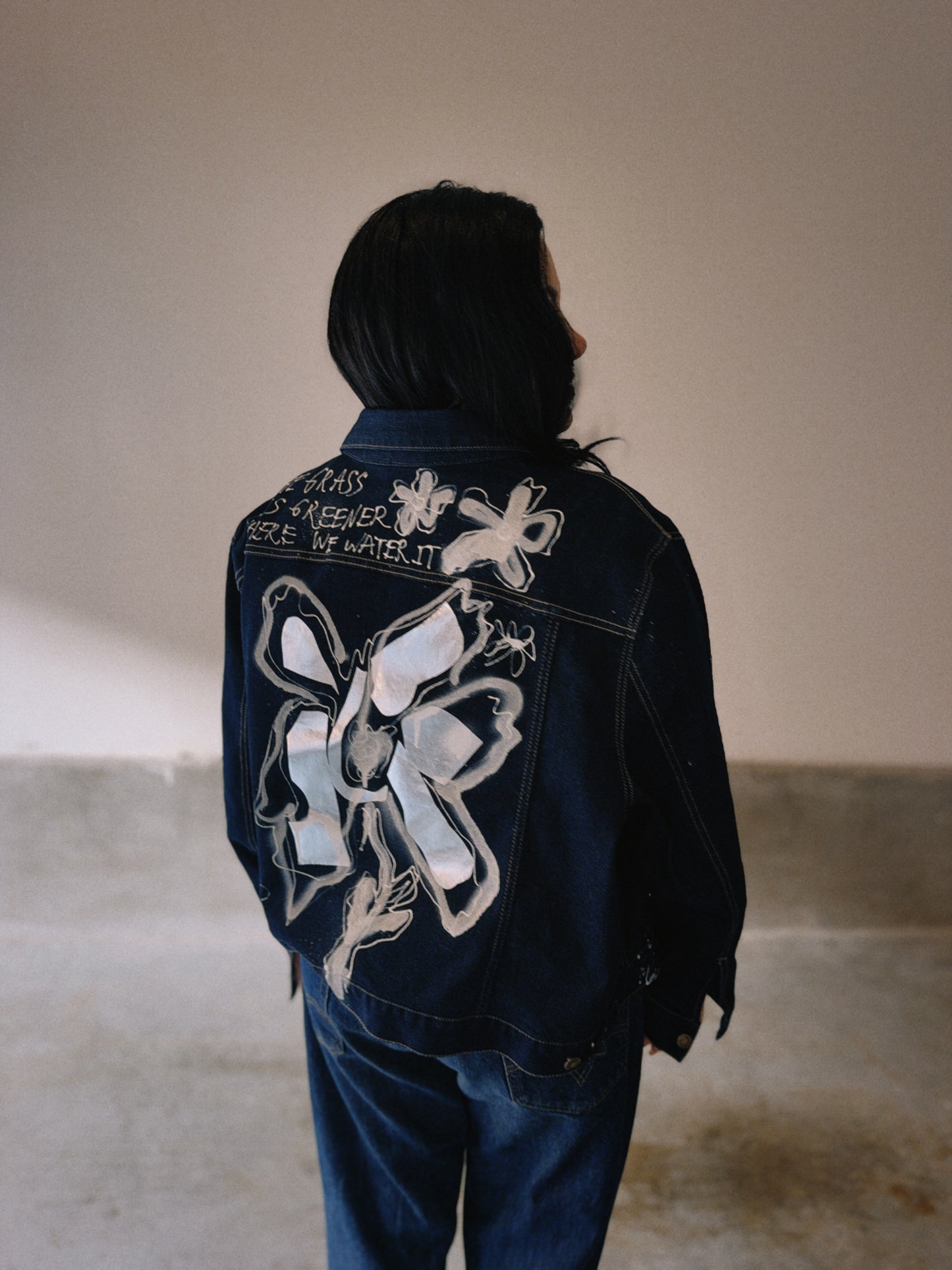 GRASS IS GREEN DENIM JACKET