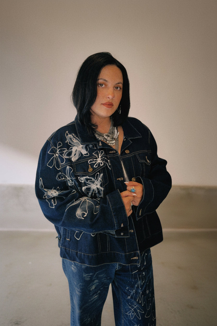 GRASS IS GREEN DENIM JACKET