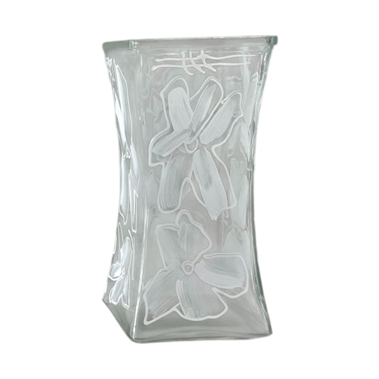 SERENITY HAND-PAINTED FLORAL VASE