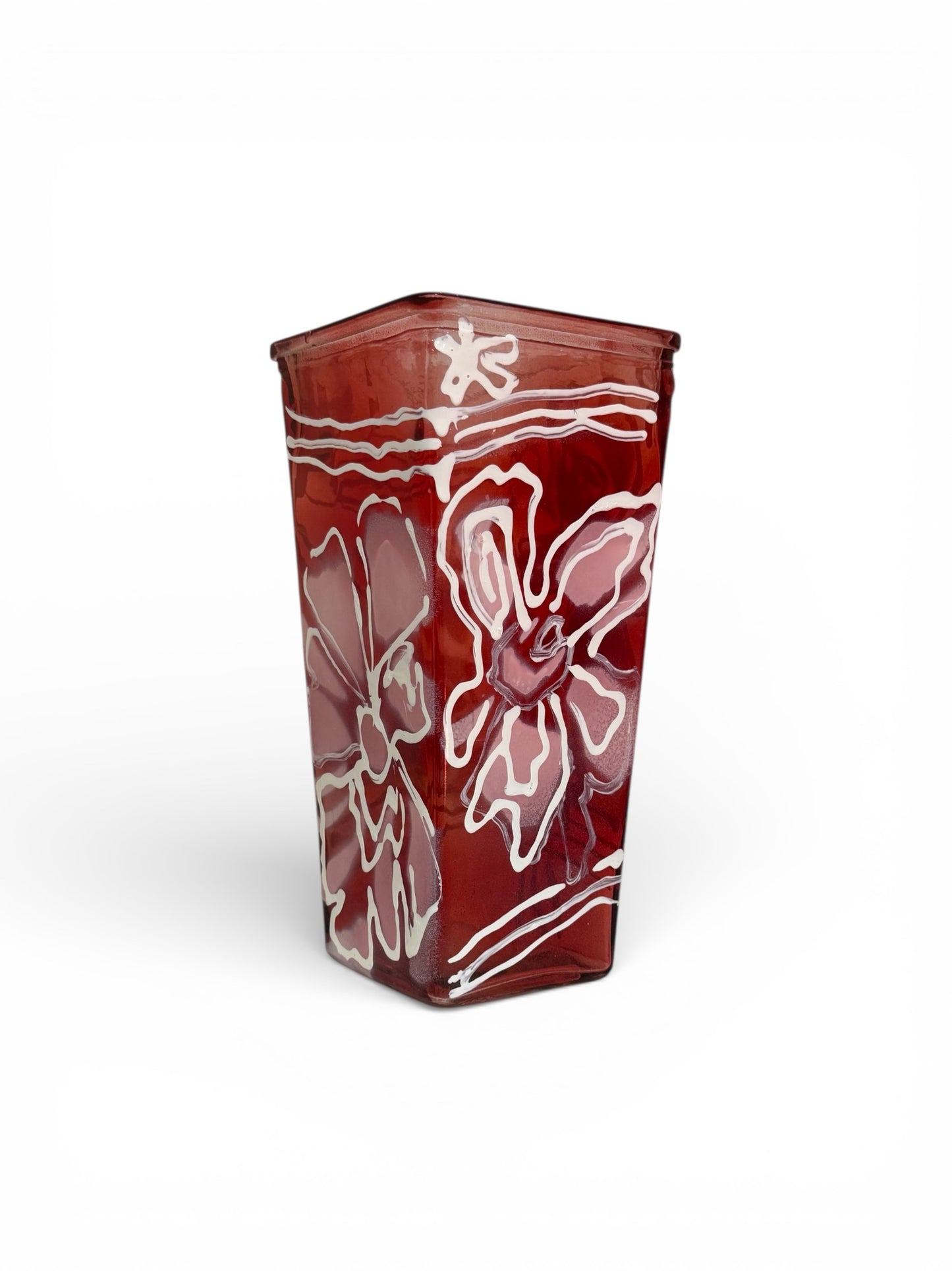 CRIMSON BLOOM VASE